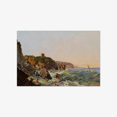 Shipwreck on the Coast near Naples by Joseph Rebell - thumbnail_0_nf_674341edfaa684e1cf4ba57f