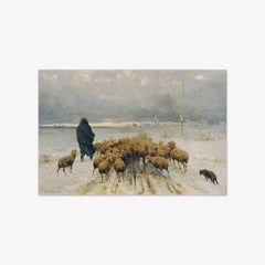 Returning flock of sheep by Ernst Adolph Meissner - thumbnail_0_nf_67435661faa684e1cf4ba5d5