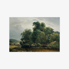 Landscape with Herd of Cattle and Shepherdess by Heinrich Peyer - thumbnail_0_nf_67436b00faa684e1cf4ba600