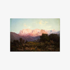 Schlern with Rosengarten seen from Rampen by Gottfried Seelos - thumbnail_0_nf_674377cafaa684e1cf4ba611