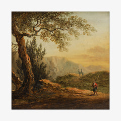 Mountain landscape by Johann Josef Schindler - thumbnail_0_nf_67437d0bfaa684e1cf4ba64a