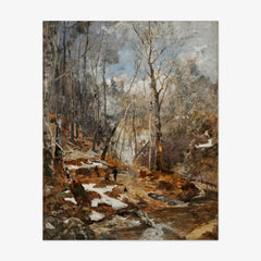 February Mood - Early Spring in the Vienna Woods by Emil Jakob Schindler - thumbnail_0_nf_67437f33faa684e1cf4ba675