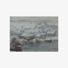 Winter landscape by Lake Attersee by Walther Gamerith - thumbnail_0_nf_67437f5cfaa684e1cf4ba679