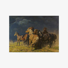 Horses in the Storm Wind by Alfred Roloff - thumbnail_0_nf_67437f95faa684e1cf4ba680