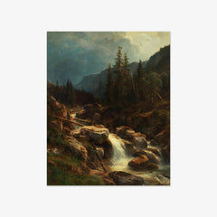 Mountains during an approaching thunderstorm by Ludwig Halauska - thumbnail_0_nf_674382affaa684e1cf4ba6b9
