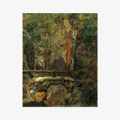 The Hohenzollern Waterfall in the Jainz Valley near the Sophien Double View near Ischl by Ferdinand Georg Waldmüller - thumbnail_0_nf_67438458faa684e1cf4ba6e2