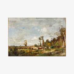 Grazing Cattle in Holland by Emil Jakob Schindler - thumbnail_0_nf_6743867cfaa684e1cf4ba6fd