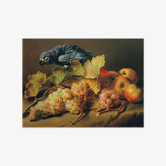 Still life with Parrot and Grapes by Erasmus von Engert - thumbnail_0_nf_674481dcfaa684e1cf4ba732