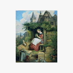 Girl in the backyard by Joseph Hasslwander - thumbnail_0_nf_67448398faa684e1cf4ba756