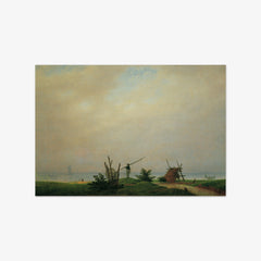 Seashore with Fisherman by Caspar David Friedrich - thumbnail_0_nf_67448497faa684e1cf4ba76d