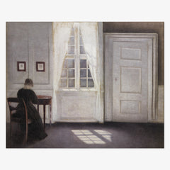 Interior in Strandgade, Sunlight on the Floor by Vilhelm Hammershøi - thumbnail_0_nf_67672947b7c995d950163f3b