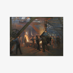 The Iron Foundry, Burmeister & Wain by P.S. Krøyer - thumbnail_0_nf_67672971b7c995d950163f3e