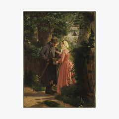 A young girl asks the village's old postman to deliver a letter by Christen Dalsgaard - thumbnail_0_nf_67672a59b7c995d950163f57