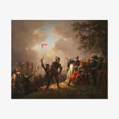 The Legend of the Danish Flag (the Dannebrog) Falling from the Heavens during the Battle of Lyndanise (Tallin) in Estonia in 1219 by C.A. Lorentzen - thumbnail_0_nf_67672a66b7c995d950163f58