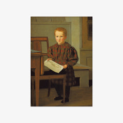 The Painter C.W. Eckersberg's Son Julius in his Fathers Studio by Christen Købke - thumbnail_0_nf_67672ab4b7c995d950163f60