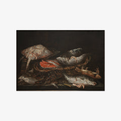 Still Life with Fish on a Stone Table by Abraham van Beijeren - thumbnail_0_nf_67672d65b7c995d950163f99