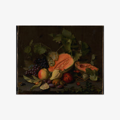 Still Life with Melons and Grapes by O.D. Ottesen - thumbnail_0_nf_67672de9b7c995d950163fad