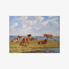 Calf by the shore by Theodor Philipsen - thumbnail_0_nf_67672df5b7c995d950163faf