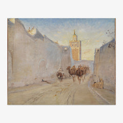 Camels in a Street in Tunisia by Theodor Philipsen - thumbnail_0_nf_67672e2eb7c995d950163fbb