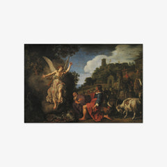 The Angel Raphael Takes Leave of Old Tobit and his Son Tobias by Pieter Lastman - thumbnail_0_nf_67672f4ab7c995d950163fd1