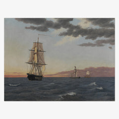 The Corvette "Galathea" Lying to in order to Send Help to the Brig "St Jean" by C.W. Eckersberg - thumbnail_0_nf_6767306fb7c995d950163ff1