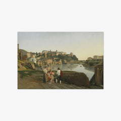 View of the Tiber towards the Aventin Hill in Rome by C.W. Eckersberg - thumbnail_0_nf_676730eab7c995d95016400d