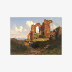 View of the Terme di Caracalla in Rome by Thorald Læssøe - thumbnail_0_nf_6767312ab7c995d95016401a