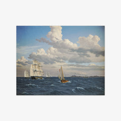 Ships in the Sound North of Kronborg Castle, Elsinore by C.W. Eckersberg - thumbnail_0_nf_6767313db7c995d950164020