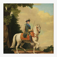 Catharina II of Russia in Life Guard Uniform on the horse "Brillante" by Vigilius Eriksen - thumbnail_0_nf_67673be4b7c995d950164032