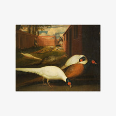 Pheasants in an Enclosure by Unknown - thumbnail_0_nf_67673c68b7c995d95016403e