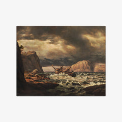 A Shipwreck on the Coast of Norway by J.C. Dahl - thumbnail_0_nf_67673d07b7c995d950164049