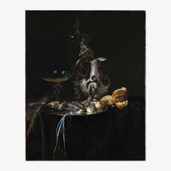 Still Life. Breakfast Piece with a Silver Jug by Willem van Aelst - thumbnail_0_nf_67673efbb7c995d950164093