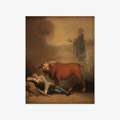 Niels Klim thinks he hears the Deacon when he is awakened by a Bull by Nicolai Abildgaard - thumbnail_0_nf_67673f6fb7c995d95016409d