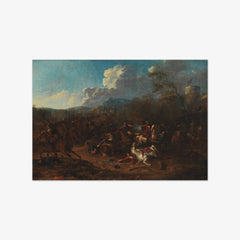 Cavalry Skirmish at a Fortress by Karel Breydel - thumbnail_0_nf_67674683b7c995d9501640ce