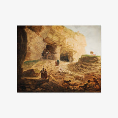 A Quarry with a Flock of Sheep by Hubert Robert - thumbnail_0_nf_6767474cb7c995d9501640de