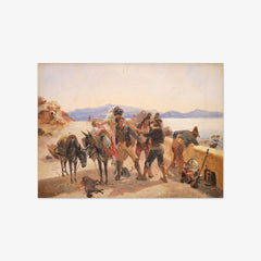 Robbers Attacking Travellers by Johann Baptist Kirner - thumbnail_0_nf_676747bab7c995d9501640e4