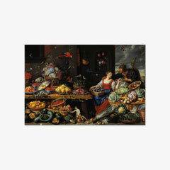 Fruit and Vegetable Market with a Young Fruit Seller by Jan van Kessel the Elder - thumbnail_0_nf_676747e5b7c995d9501640e7