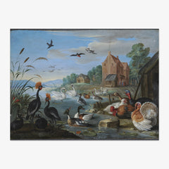 A River Landscape with Turkeys and Poultry by Jan van Kessel the Elder - thumbnail_0_nf_67674807b7c995d9501640e8