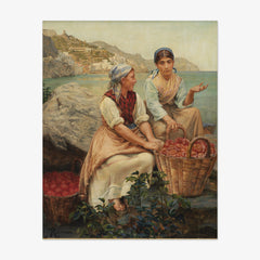 Italian girls with tomatoes in baskets by Kristian Zahrtmann - thumbnail_0_nf_67674875b7c995d9501640f1