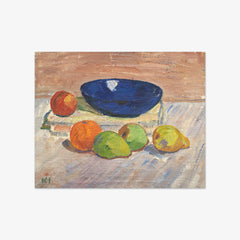Still Life with Blue Bowl and Fruits by Karl Isakson - thumbnail_0_nf_676748d8b7c995d950164100