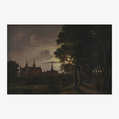 Frederiksborg Castle by Moonlight by J.C. Dahl - thumbnail_0_nf_6767496db7c995d950164116