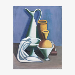 Still Life with Water Jug, Towel and Jars by Vilhelm Lundstrøm - thumbnail_0_nf_67674a30b7c995d95016413b