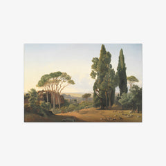 A View from Hadrian's Villa, Tivoli by Fritz Petzholdt - thumbnail_0_nf_67674bddb7c995d95016416d