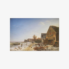 Strandvejen at Vedbæk. Winter Afternoon by Johan Stroe - thumbnail_0_nf_67674bf8b7c995d950164171