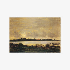View Across Præstø Fiord towards the manor of Nysø by P.C. Skovgaard - thumbnail_0_nf_67674bffb7c995d950164172