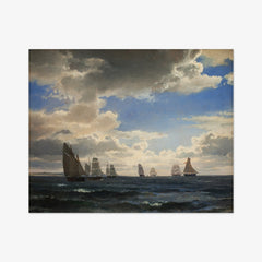 Sailing Ships in the Sound south of Kronborg by C.F. Sørensen - thumbnail_0_nf_67674c38b7c995d95016417b