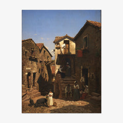 A Street in Gerano by Frederik Vermehren - thumbnail_0_nf_67674cacb7c995d95016418c