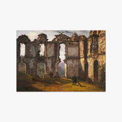 The Ruins of Brahehus near Jönköping, Sweden by F. Sødring - thumbnail_0_nf_67674cefb7c995d950164199