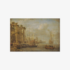 Harbour Scene with Antique Ruins by Jacobus Storck - thumbnail_0_nf_67674debb7c995d9501641c4