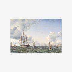 The Liner Ship "Valdemar" Crosses the Sound in a Fresh Gust of Wind by Emanuel Larsen - thumbnail_0_nf_67674e6fb7c995d9501641ce